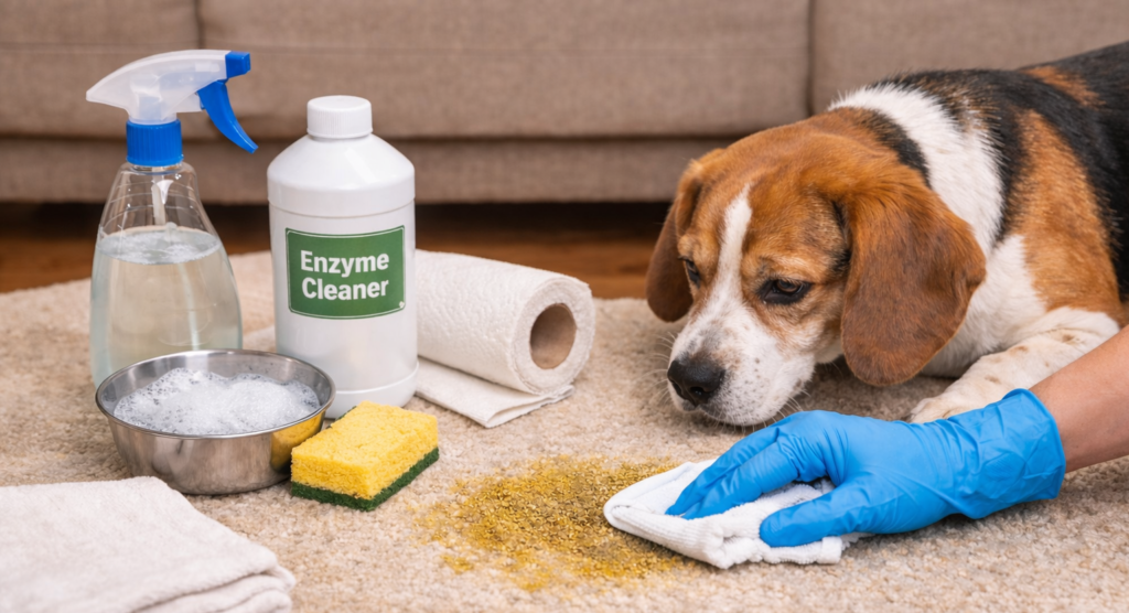 How to Remove Dog Urine From a Rug (Step-by-Step Guide)